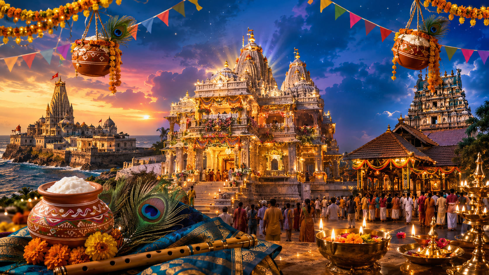 Janmashtami 2026 best places in India to celebrate